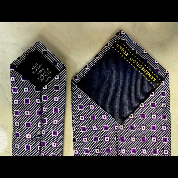 ERMENEGILDO ZEGNA COUTURE Silk Tie - Picture 3 of 5